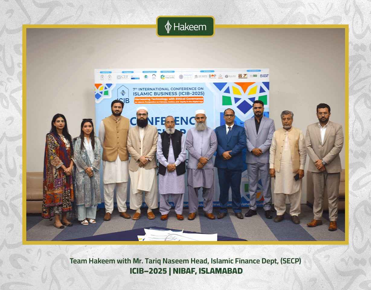 Hakeem with Head Islamic Finance Department SECP